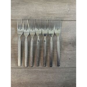 Lot of 7 Oneida Ltd Majorca Stainless Forks 7 1/4 In‎ Vintage